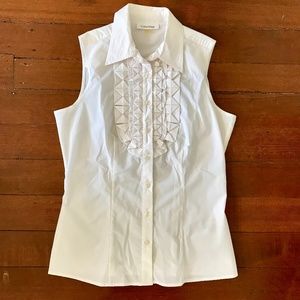 Origami Calvin Klein Button Down Shirt Top